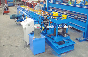 रैक बीम सी चैनल रोल बनाने की मशीन 8-12m / min धातु बनाने उपकरण