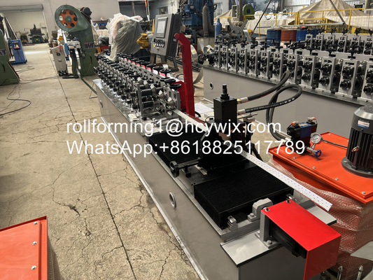 Cr12 कटर 45 # स्टील एंगल कील रोल बनाने की मशीन