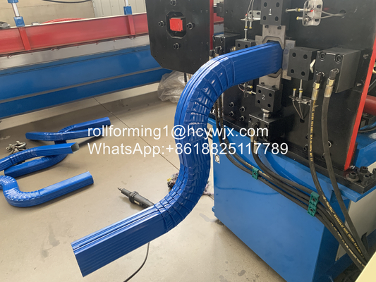 स्क्वायर डाउनस्पूट रोल फोर्मिंग मशीन 0.45-0.6 मिमी सामग्री मोटाई
