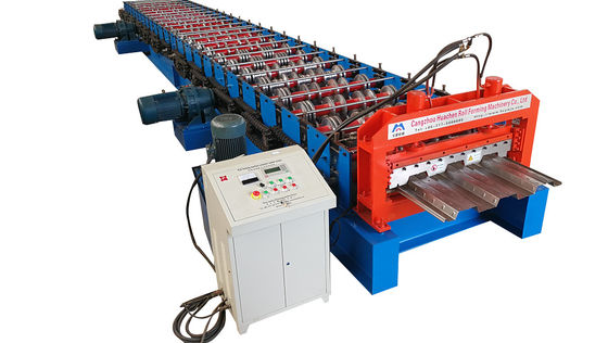 गुणवत्ता  Long Life Precise Steel Floor Deck Roll Forming Machine with CE कारखाना