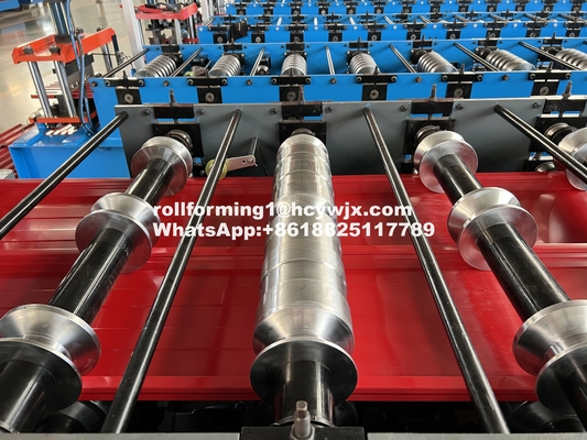 380v 3 चरण 50hz छत शीट रोल मोल्डिंग मशीन मोटाई के लिए 0.3-0.8 मिमी