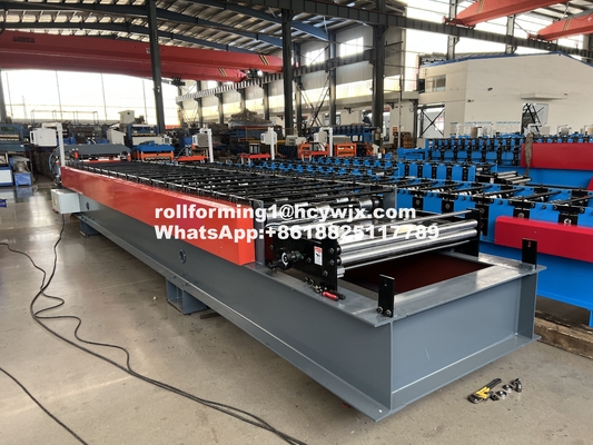 380v 3 चरण 50hz छत शीट रोल मोल्डिंग मशीन मोटाई के लिए 0.3-0.8 मिमी