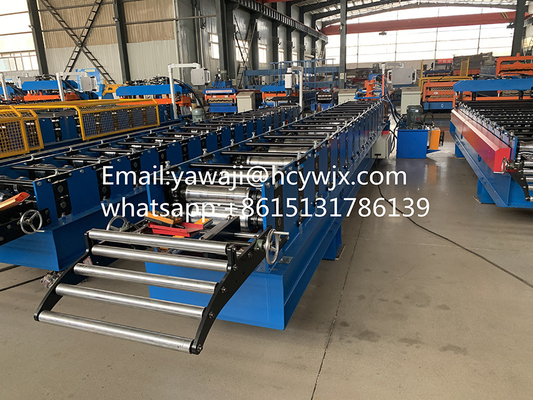 0.3 मिमी - 0.8 हाई स्पीड रिज टोपी रोल बनाने की मशीन 380V 50 हर्ट्ज 3