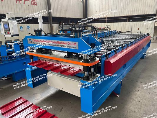 1250 मिमी जस्ती चादर धातु रोल बनाने मशीनें 5.5kw पावर