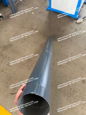 बारिश का पानी स्टील डाउन पाइप रोल बनाने की मशीन 333