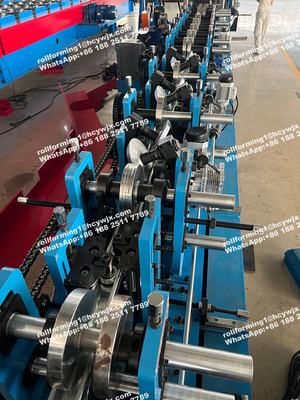 स्वचालित 80 से 300 मिमी समायोजन सी जेड पुरलिन इंटरचेंजेबल रोल बनाने की मशीन