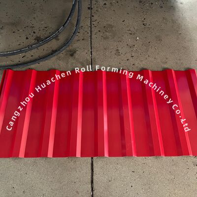 पैनासोनिक पीएलसी नियंत्रण और 45# स्टील क्वेंचिंग के साथ हाई स्पीड 15m/min डबल लेयर नालीदार रोल बनाने की मशीन