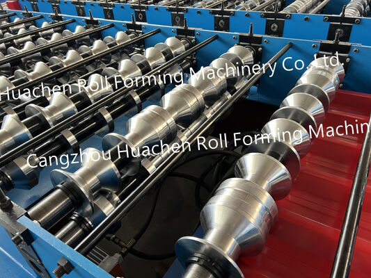 Metal floor laid with high-strength steel sheet forming machine