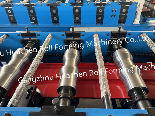 Metal roofing tiles and glazed tiles single-layer roll-forming machine
