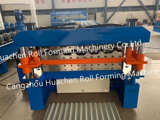 High-efficiency metal roof panel sheet forming machine for construction applications