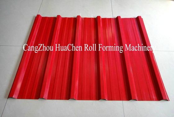 सीमेंस पीएलसी डबल लेयर रूफ पैनल रोल बनाने की मशीन हार्ड रोलर्स नंबर 45 स्टील के साथ;