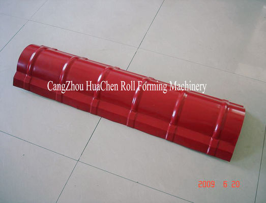 असैनिक इमारतों रिज टोपी शीत रोल CE प्रमाणीकरण के साथ बनाने की मशीन