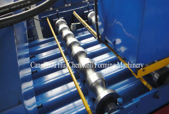 मशीन PLC नियंत्रण बनाने इस्पात / धातु Finnera चमकता हुआ टाइल रोल