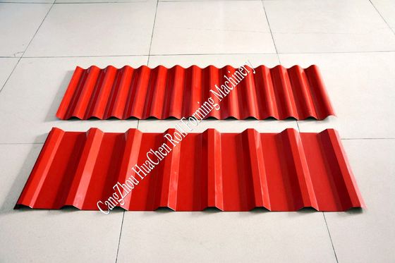 मशीन 1250 मिमी चौड़ाई बनाने रंग स्टील प्लेट डबल लेयर रोल