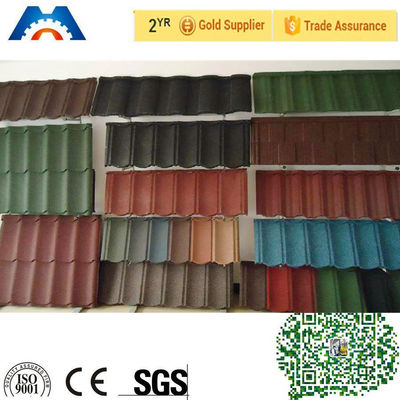 स्टोन लेपित धातु छत मशीन सुरुचिपूर्ण है Panasonic पीएलसी गठन