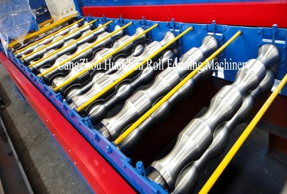 440V स्वनिर्धारित छत प्रोफ़ाइल डबल लेयर रोल छत सीई के लिए बनाने की मशीन
