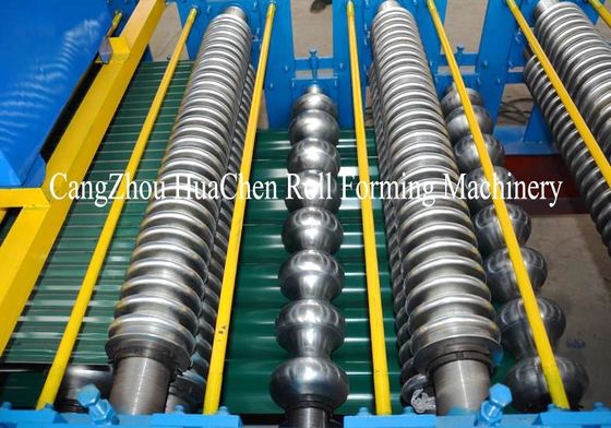 उच्च गति धातु छत रोल बनाने मशीन स्वचालित हाइड्रोलिक कटाई