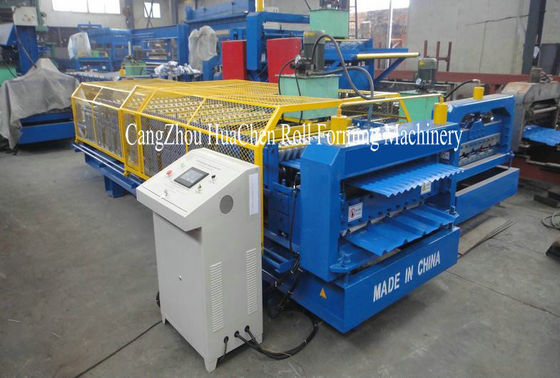 सुरक्षित कवर के साथ लोकप्रिय आकार धातु छत डबल परत रोल बनाने की मशीन