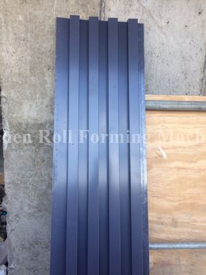 स्टील प्लेट की छत शीट बनाने की मशीन, दीवार पैनल हाइड्रोलिक decoiler के साथ बनाने की मशीन