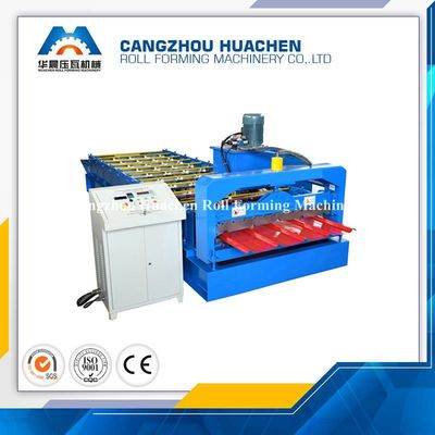 आर पैनल छत शीट रोल बनाने की मशीन 4.5T मशीन वजन, 45 # स्टील रोलर्स