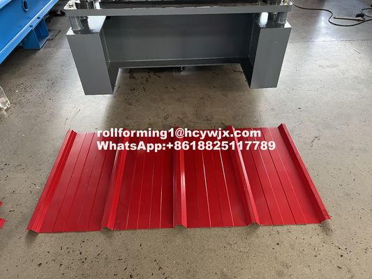 पत्थर लेपित छत धातु बनाने की मशीन गति 8-20m/Min