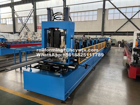 जस्ती स्टील Z Purlin बनाने की मशीन तीन चरण