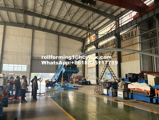 वॉल्टेड छत शीट्स रोल फोमिंग, फोमिंग और आर्किंग ऑल-इन-वन मशीन