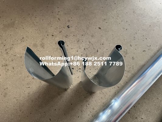 पीएलसी और कन्वर्टर नियंत्रित गटर रोल बनाने की मशीन ऑनलाइन समर्थन के लिए