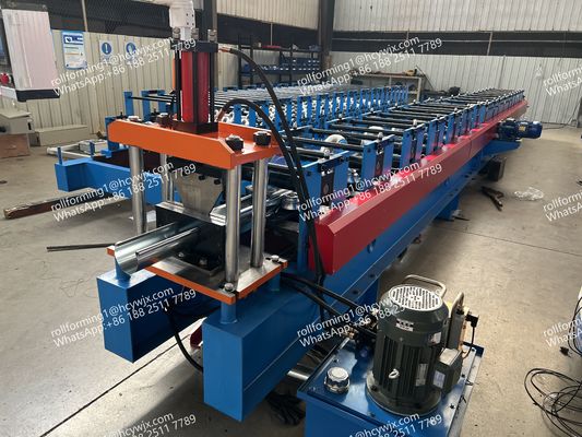 हाइड्रोलिक काटने गटर रोल बनाने की मशीन श्रृंखला संचालित