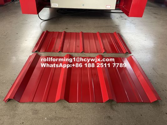 36 ¢ चौड़े पैनल डबल डेकर रोल बनाने की मशीन