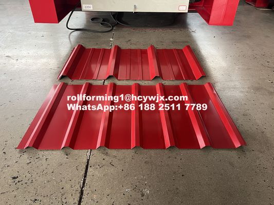 5.5KW AG पैनल डबल लेयर रोल फोर्मिंग मशीन