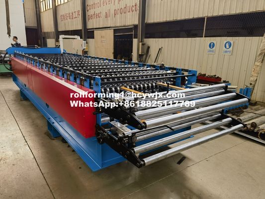 चिली बाजार के लिए स्वचालित डबल लेयर रोल बनाने की मशीन