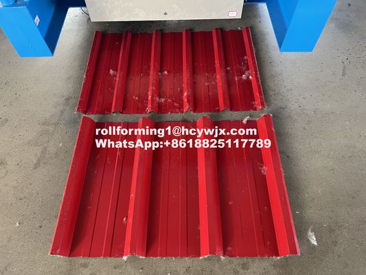 धातु की छत की पट्टियों के लिए 15-20 मीटर/मिनट डबल लेयर फोर्मिंग मशीन