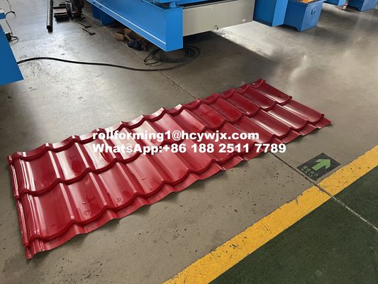 डबल लेयर कोल्ड रोल फोर्मिंग मशीन C15 और TR10-113 प्रोफाइल के साथ