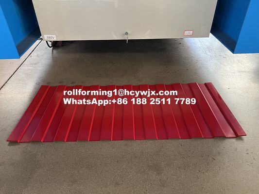 डबल लेयर कोल्ड रोल फोर्मिंग मशीन C15 और TR10-113 प्रोफाइल के साथ