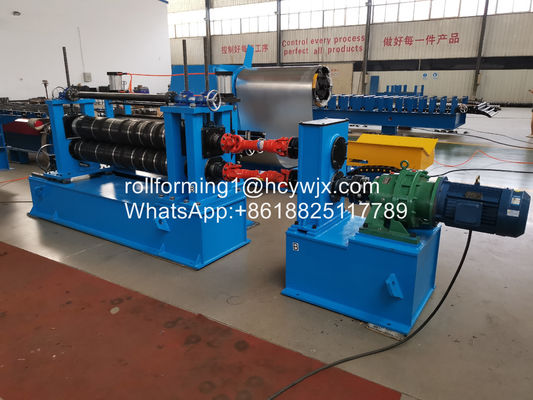 जीआई / पीपीजीआई कच्चे माल स्टील कॉइल काटने के साथ लाइन