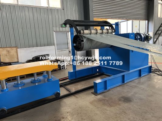 जीआई/पीपीजीआई कच्चे माल के लिए पीएलसी नियंत्रित स्लिटर कटर मशीन