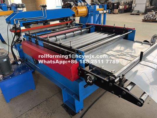 जीआई/पीपीजीआई कच्चे माल के लिए पीएलसी नियंत्रित स्लिटर कटर मशीन