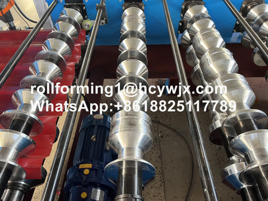 TP25/TP35/TP40 20m/Min छत शीट के लिए घुमावदार रोल बनाने की मशीन