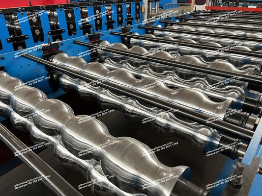 पीपीजीआई रंग स्टील जीआई सामग्री ग्लास्ड टाइल रोल बनाने की मशीन के लिए