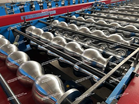 पीपीजीआई रंग स्टील जीआई सामग्री ग्लास्ड टाइल रोल बनाने की मशीन के लिए