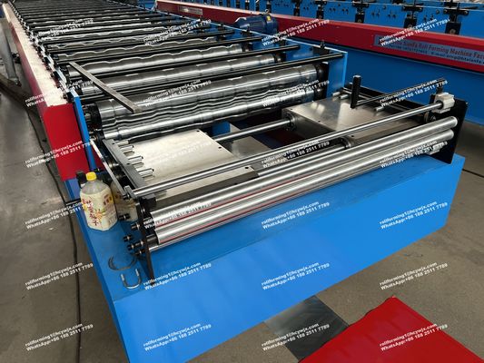 पीपीजीआई रंग स्टील जीआई सामग्री ग्लास्ड टाइल रोल बनाने की मशीन के लिए