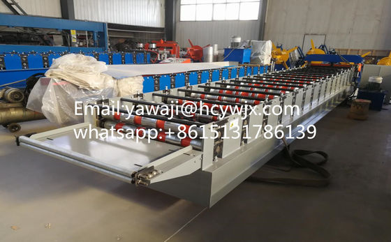 दक्षिण अफ्रीका में आम तौर पर प्रयुक्त ट्रेपेज़ॉइडल छत टाइल बनाने की मशीन