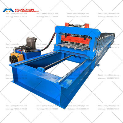 अच्छी गुणवत्ता वाली स्वचालित मंजिल डेक रोल बनाने की मशीन उत्पादन लाइन