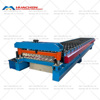 ऑटोमैटिक ट्रैपेज़ॉइडल छत पैनल छत शीट रोल पूर्व धातु रोल बनाने की मशीन निर्माता R101 प्रकार