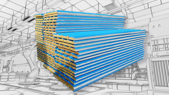 दीवार / छत सैंडविच पैनल रोल बनाने की मशीन रॉक ऊन सैंडविच प्लेट मशीन