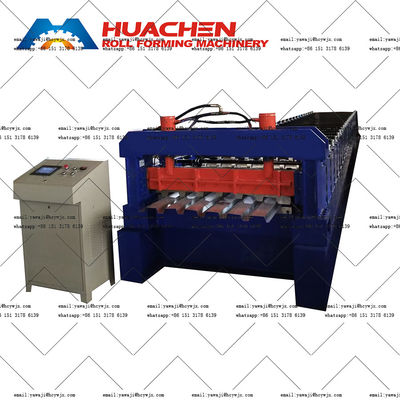 पीपीजीआई / जीआई 1.2 मिमी मंजिल डेक रोल बनाने की मशीन