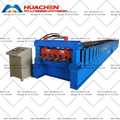 लंबे समय तक सेवा जीवन फर्श डेक प्रोफाइल बनाने वाले नालीदार छत शीट रोल बनाने की मशीन