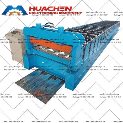 1.2 मिमी फर्श सिरेमिक टाइलें डेकिंग फर्श रोल बनाने वाली छत शीट बनाने की मशीन