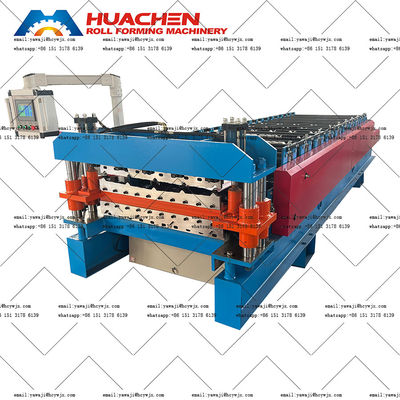 पेशेवर धातु साइलो डबल लेयर रोल बनाने की मशीन